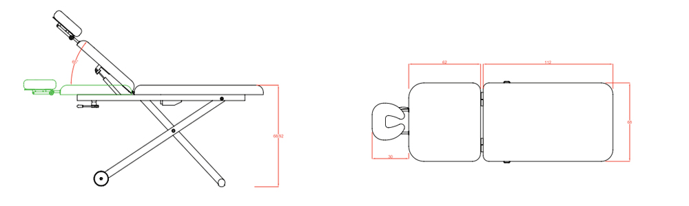 Latis electric stretcher: Measurements